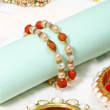 Pack Of 2 Rudraksh Adjustable Rakhi
