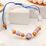 Violet Stone Adjustable Rakhi
