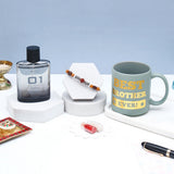 Wood & Rudraksha Beaded Rakhi & Archies 01 Perfume Mug Set