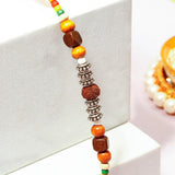 Pack Of 5 Rudraksh Wooden Beads Rakhi