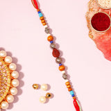 Pack Of 2 Beaded Rudraksh Rakhi
