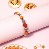 Pack Of 3 Beaded Rudraksh Rakhi