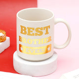Evil Eye Bead Rudraksha Rakhi Gift Set for Brother with Mug