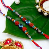 Pack Of 2 Evil Eye Rudraksh Rakhi
