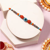 Pack Of 2 Evil Eye Rudraksh Rakhi