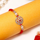 Pack Of 2 Royal Ruby Stone Rakhi