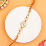Pack Of 2 Golden Hue Spinning Rakhi