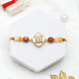 Clover Charm Rakhi & Archies 01 Musk Perfume Mug Set
