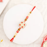 Pack Of 2 Traditional Stone Spinning Rakhi