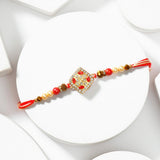 Pack Of 5 Traditional Stone Spinning Rakhi