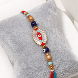 Pack Of 5 Kundan Nazar Evil Eye Rakhi