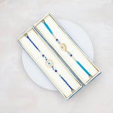 Double Ring & Teardrop Evil Eye Rakhi Set