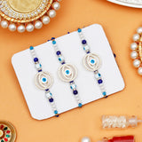 Pack Of 3 Nazar Suraksha Evil Eye Rakhi