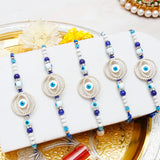 Pack Of 5 Nazar Suraksha Evil Eye Rakhi