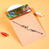 Pack Of 3 Elephant Blue Stone Rakhi