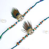 Pack Of 2 Krishna Morpankh Rakhi