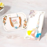 Wooden Evil Eye & Pastel Tri-Tassel Rakhi Set