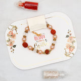 Ivory Quartet Charm Bracelet Rakhi Set For Brother