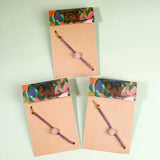 Pack Of 3 Blush Bloom Crystal Rakhi
