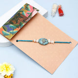 Turquoise Stone Rakhi