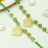 Pack Of 2 Olive Leaf Crystal Rakhi