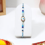Evil Eye Rakhi for Brother with Best Brother Ever Mug - Marquise Designer Rakhi