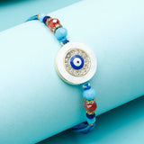 Rhinestone Evil Eye Marble Rakhi