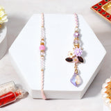Lavender Blossom Bhaiya Bhabhi Rakhi Set