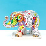 Happy Peace, Love & Music Elephant Statue | By Elephant Parade