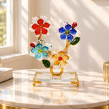Jewel Garden Gold Stem Crystal Tree