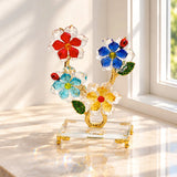 Jewel Garden Gold Stem Crystal Tree