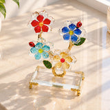 Jewel Garden Gold Stem Crystal Tree