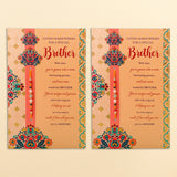 Loving Wishes Raksha Bandhan Greeting Card With Envelope Pack of 2