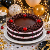 Black Forest Heart Cream Cake