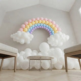 Rainbow & Clouds Balloon Backdrop Decor