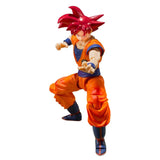 Dragon Ball Z Super Saiyan God Son Goku -Saiyan God Instilled With The Light Of Righteous Hearts S.H.Figuarts By Tamashii Nations