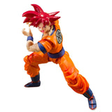 Dragon Ball Z Super Saiyan God Son Goku -Saiyan God Instilled With The Light Of Righteous Hearts S.H.Figuarts By Tamashii Nations
