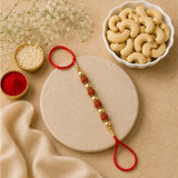 Rudraksha Rakhi with Premium Cashews | Spiritual Rakhi Serenity Hamper