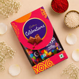 Celestial Pearl Beads Rakhi with Cadbury Chocolates | Rakhi Gift Online