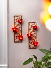 Scented Candle Holder Wall Decor - Small Pack Of 2