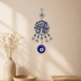 Floral Tassel Charm Evil Eye Wall Hanging