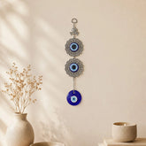 Silver Nazar Amulet Evil Eye Wall Hanging