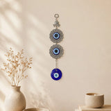 Silver Nazar Amulet Evil Eye Wall Hanging