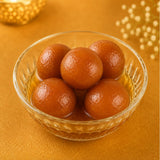 Ganesha Rakhi with Gulabjamun 1Kg | Divine Rakhi Sweet Gift Hamper