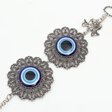 Silver Nazar Amulet Evil Eye Wall Hanging