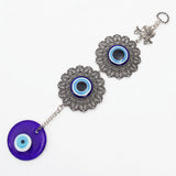 Silver Nazar Amulet Evil Eye Wall Hanging