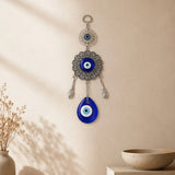 Boho Charm Double Evil Eye Wall Hanging