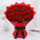 20 Red Roses Aqua Fresh Bouquet