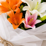 Vibrant Asiatic Lily Bouquet