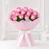 Send Pink Rose Bouquet Online - Same Day Delivery | Archies